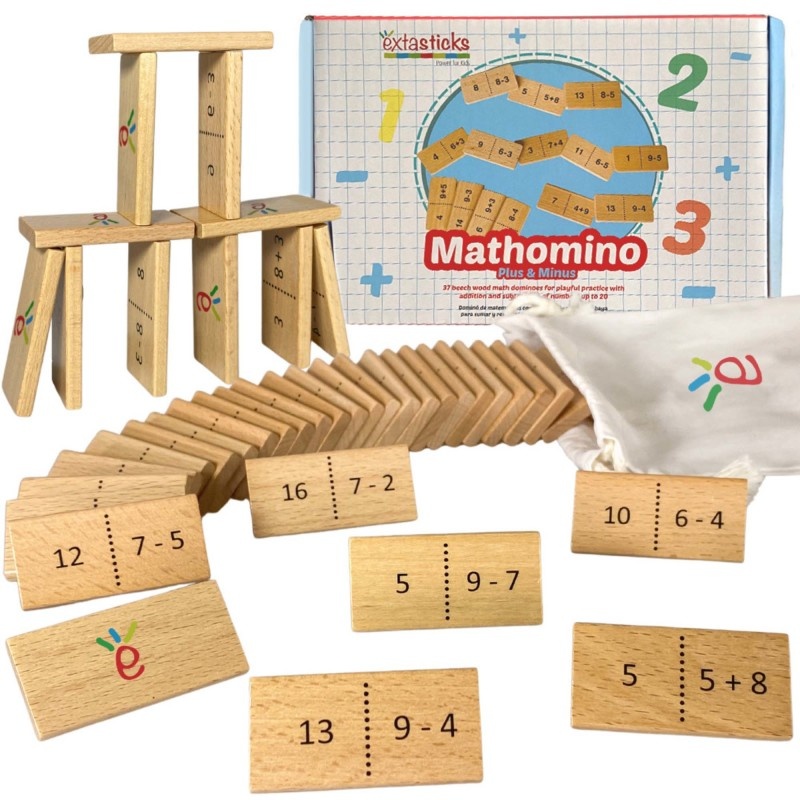 Add Sub Mathomino Domino Math Game