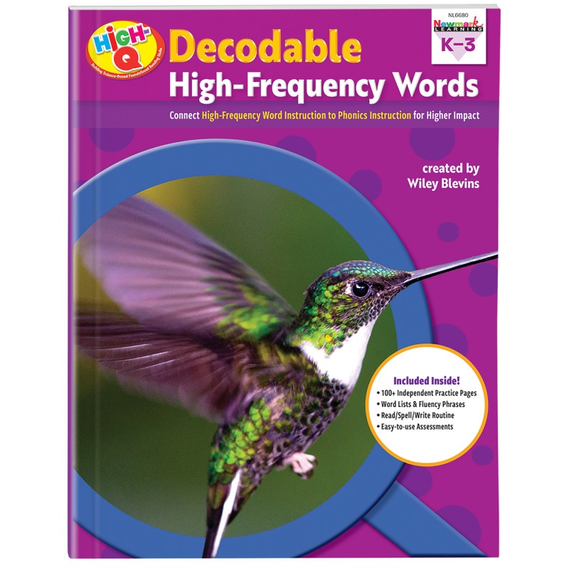 Decodable High Frequency Words Workbook