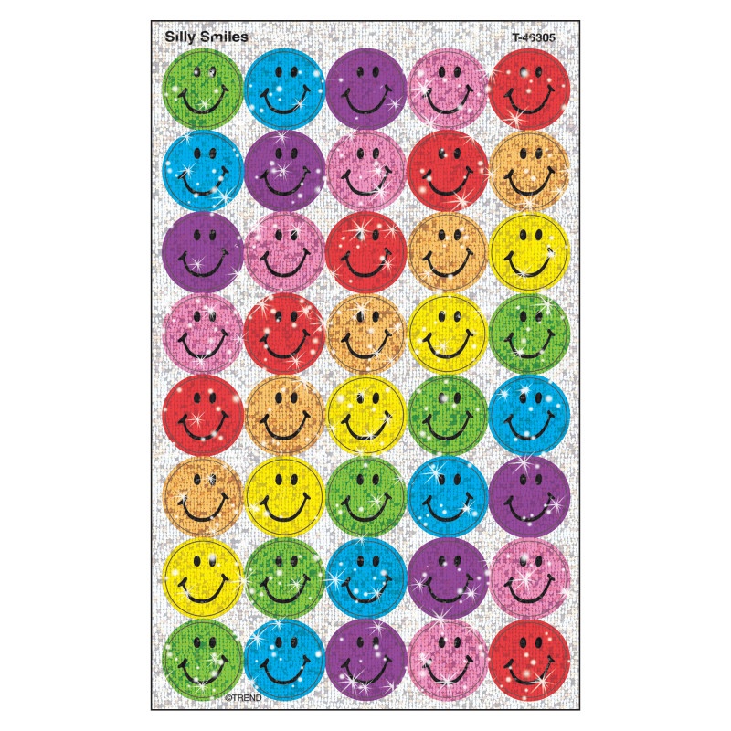 Superspots Sparkle Silly Smiles 160Pk Larger Size