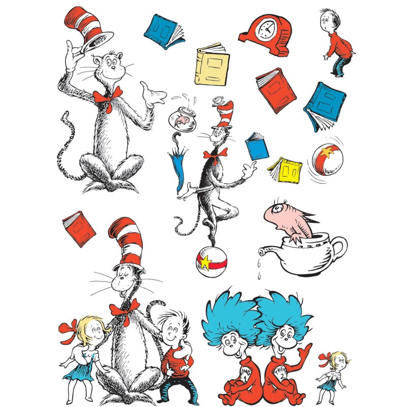Bb Set Cat In The Hat Large Characters