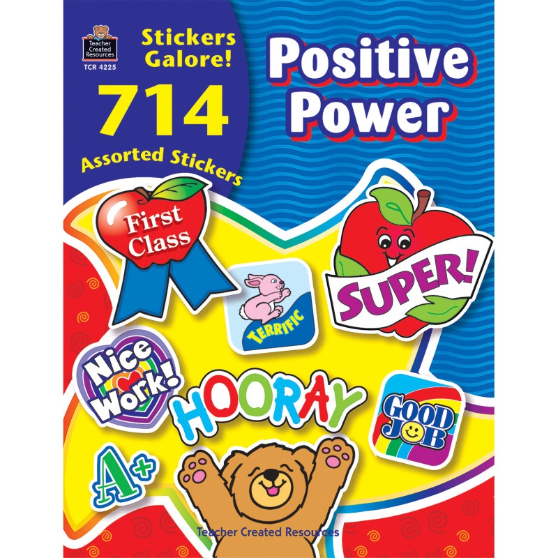 Positive Power Sticker Book 714Ct