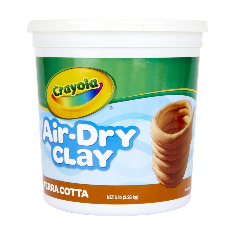 Crayola Air Dry Clay 5Lb Tub Terra