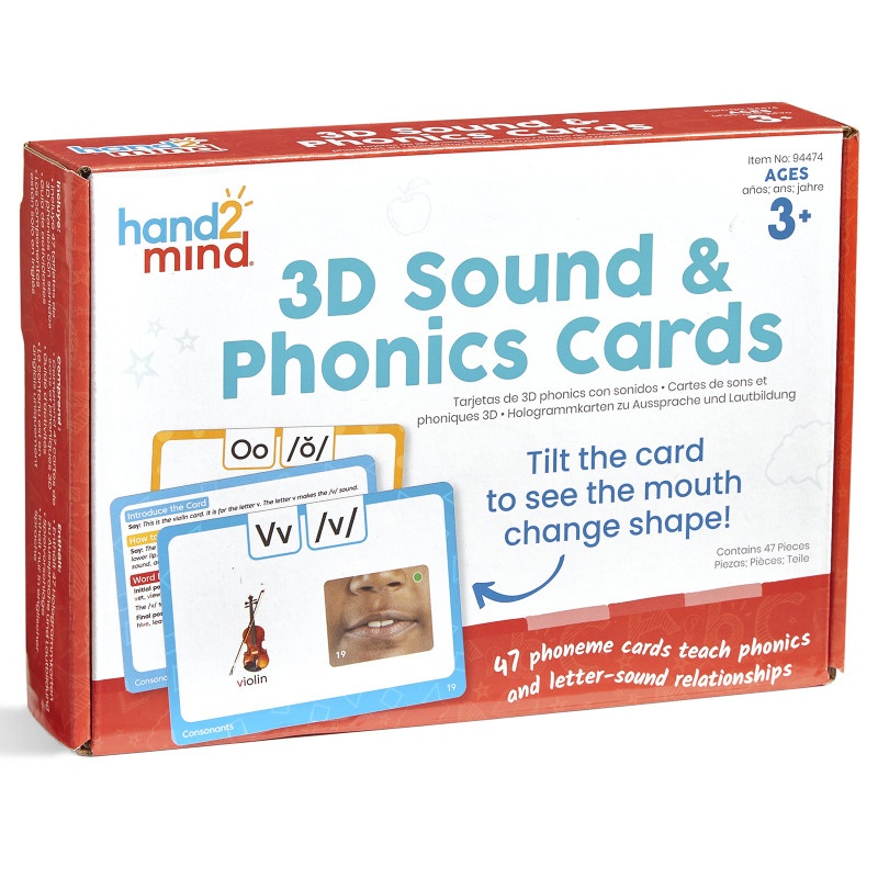 3D Sound And Phonics Cards