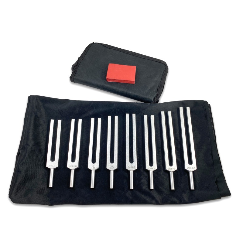Music Tuning Fork 8/St With Case