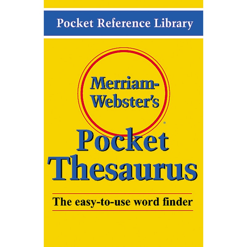 Merriam Websters Pocket Thesaurus Flexi Paperback