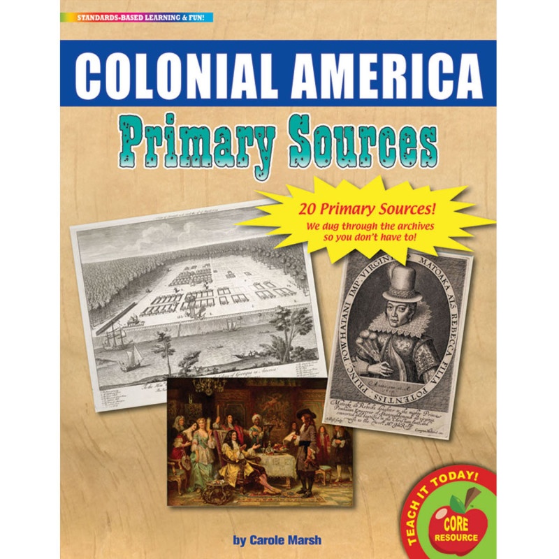 Primary Sources Colonial America
