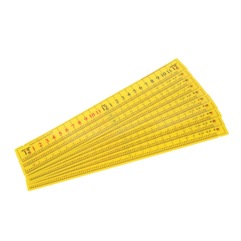 Student Elapsed Time Rulers 10 Set