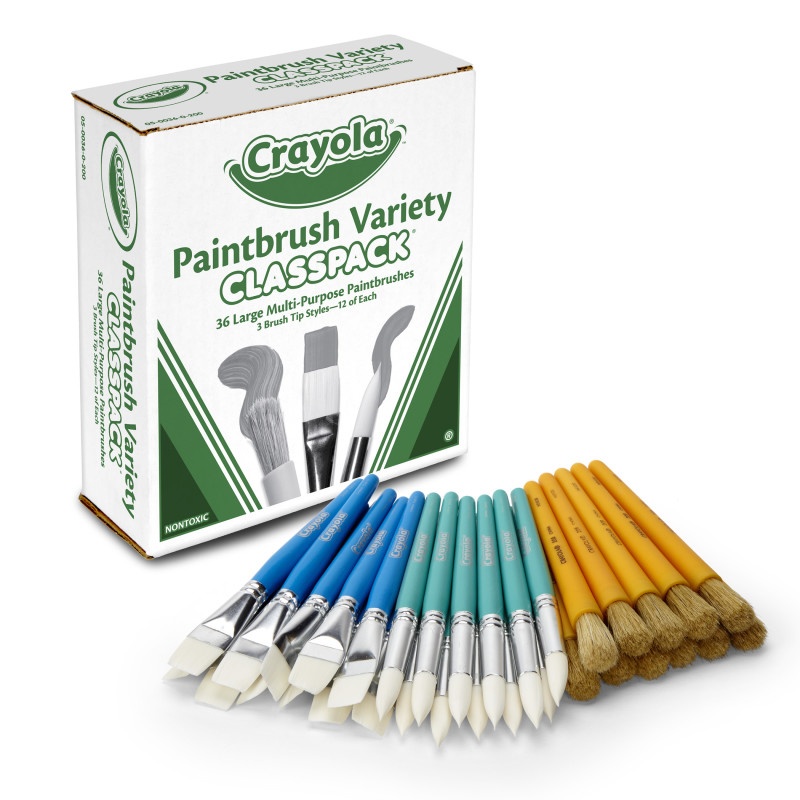 Crayola Paintbrush Variety Classpk
