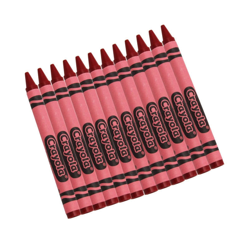 Crayola Bulk Crayons 12 Count Red