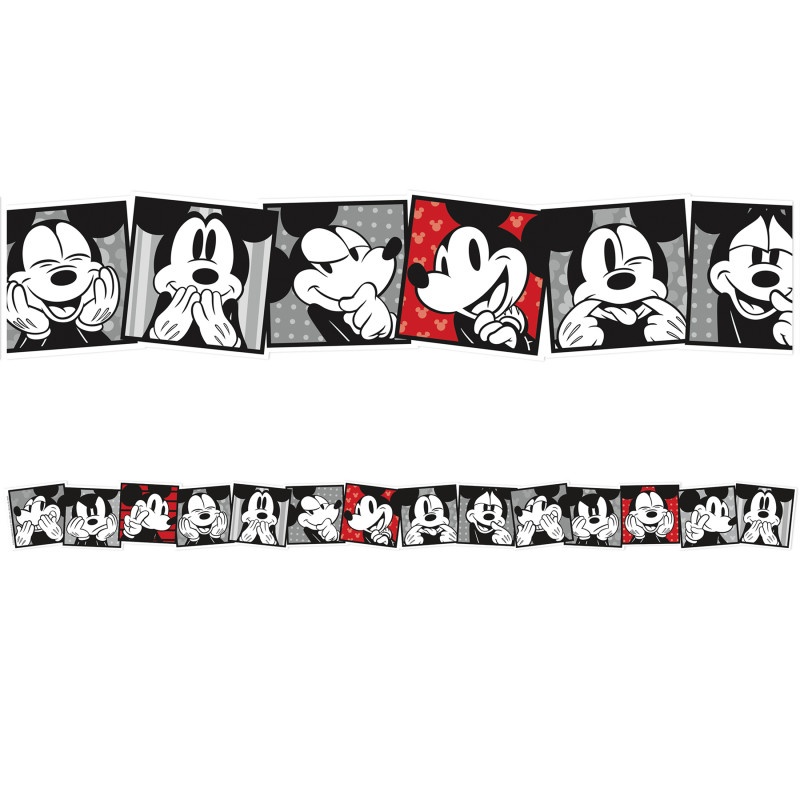 Throwback Mickey Selfies Deco Trim Mickey Mouse Extra Wide