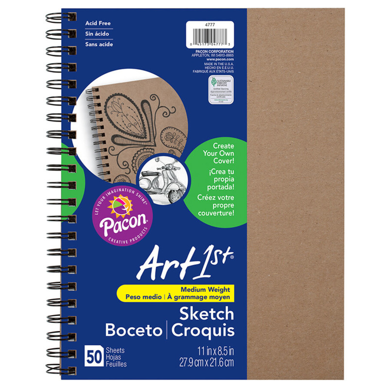 Pacon Corporation - Art1st Sketch Book 9x12 30 Sht Wht