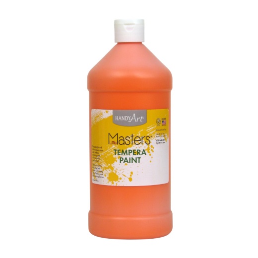 Little Masters Orange 32Oz Tempera Paint
