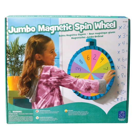 Jumbo Magnetic Spinner - Interactive Educational Tool for Teachers