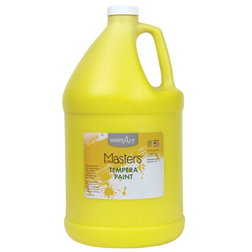 Little Masters Yellow 128Oz Tempera Paint