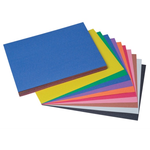 Prang Construction Paper 12x18 White