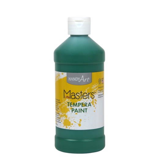 Little Masters Green 16Oz Tempera Paint