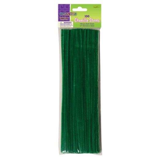 Chenille Stems Green 12 Inch by Creativity Street