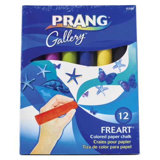 Prang Freart Artist Chalk 12 Color Box