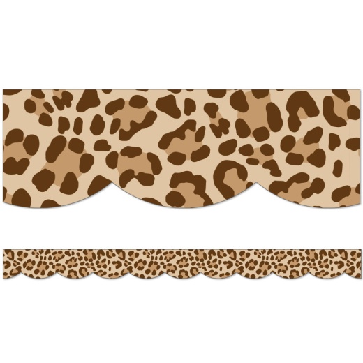 Simply Safari Leopard Scallop Bordr, bordr 