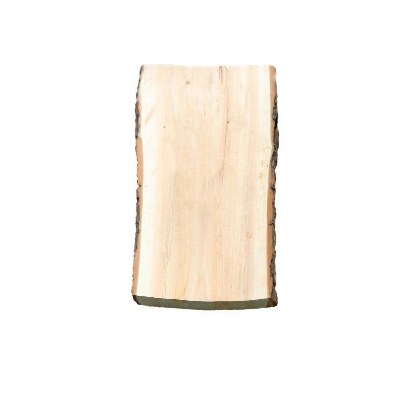 Rustic Natural Wood Slices, Rectangular Poplar Wood Slabs 23X8