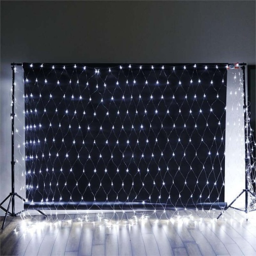 White 600 LED Fish Net Lights - Thumbnail 2