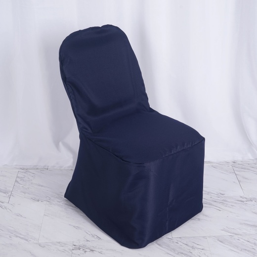 White Polyester Banquet Chair Cover