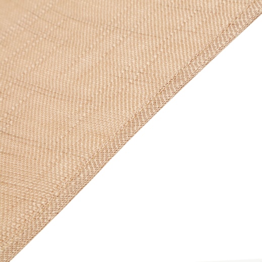 5 Pack  20x20 Taupe Linen Napkins, Slubby Textured Wrinkle Resistant  Napkins