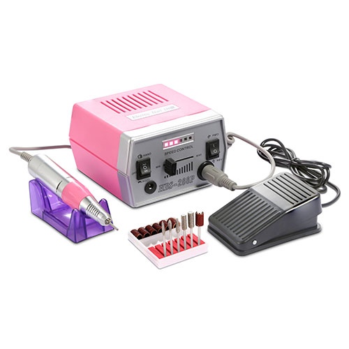 Imountek Professional Acrylic Nail Drill Machine 30000Rpm Electric Handpiece W/36 Bits Cuticle Grinder Manicure Pedicure Polishing File Kit For Home Salon