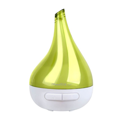 Imountek Drop-Shaped Cool Mist Humidifier Ultrasonic Aroma Essential Oil Diffuser W/Led Light For Office Home Room Vehicle Study Yoga Spa