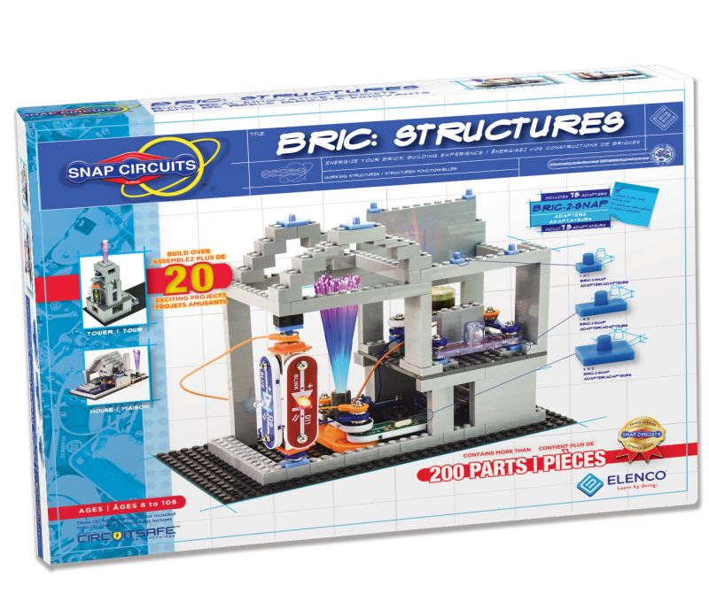 elenco snap circuits bric structures