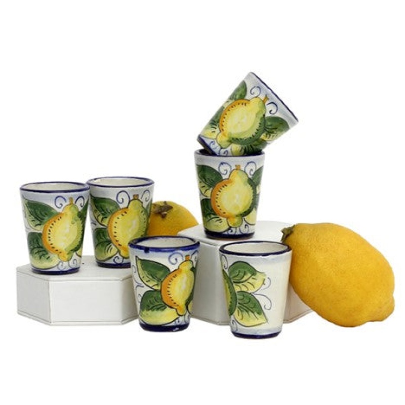 Limoncello: Limoncello Shot Cups 2 Oz. (Set Of Six)