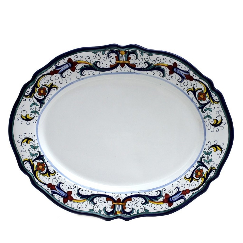 Vecchia Deruta Large Oval Platter