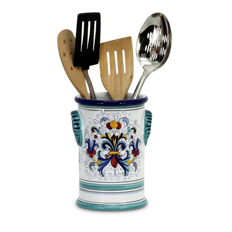 Vecchia Deruta Utensil Holder (New)