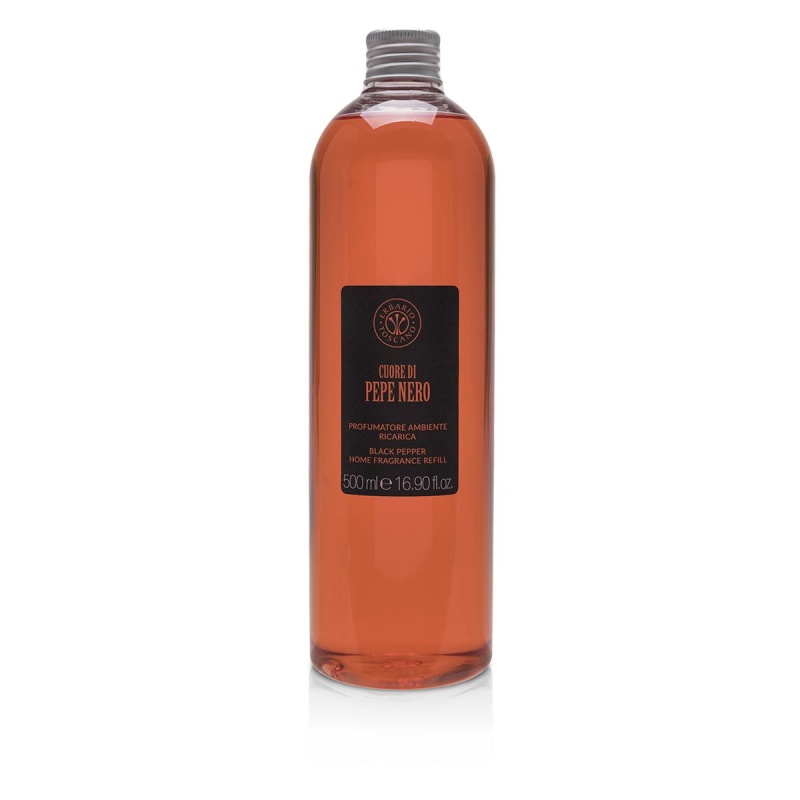Erbario Toscano Black Pepper Refill Fragrance For Home Diffuser 500 Ml
