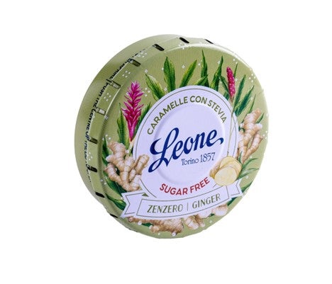 Leone 3-Pack Sugar-Free: Blueberry, Lemon, Ginger Round Tin
