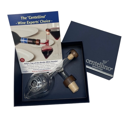 Centellino One-Dose Wine Aerator & Decanter 150 Ml + Free Bottle Opener