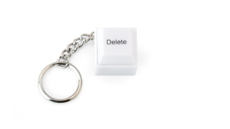 Delete Key – Keychain Widget Light Button