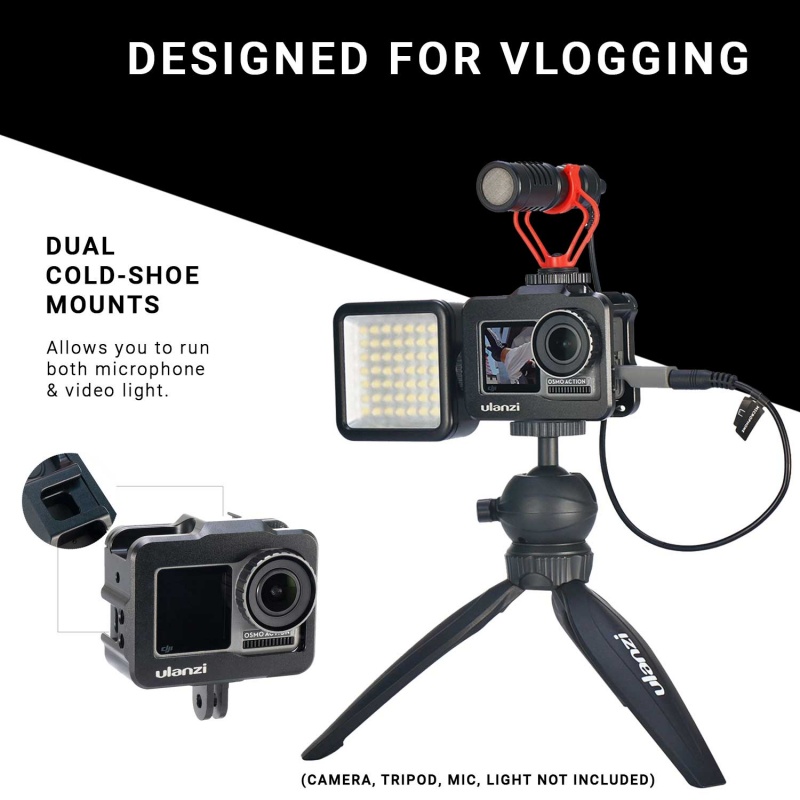 Ulanzi Vlog Cage For Dji Osmo Action