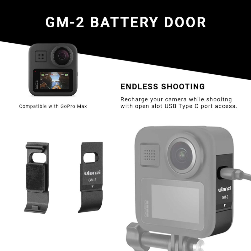 Open Battery Door Cover For Gopro Max