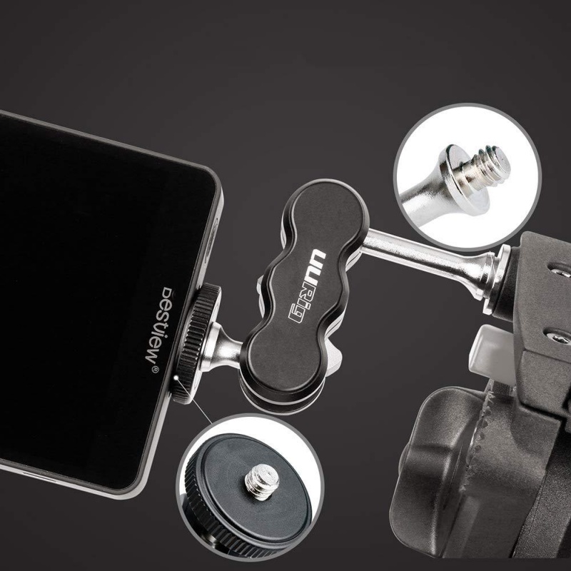 Uurig R002 Aluminum Magic Swivel Arm Mount