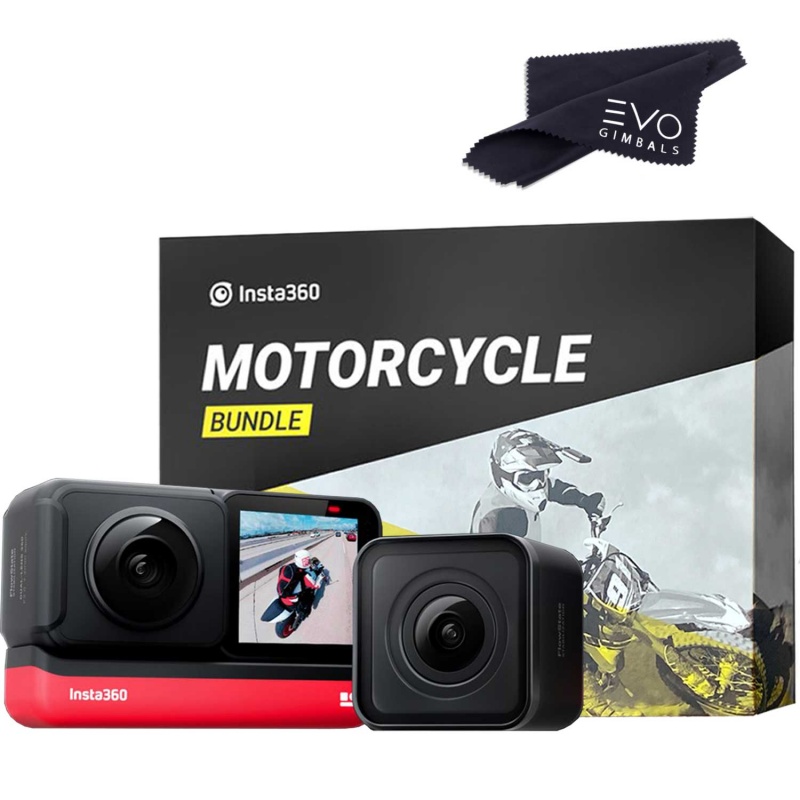 Insta360 One R Twin Edition Bundle With Motorcycle Mounting Kit