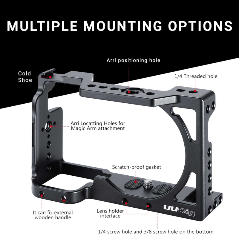 Uurig Camera Cage For Sony A6400 (Open Box)