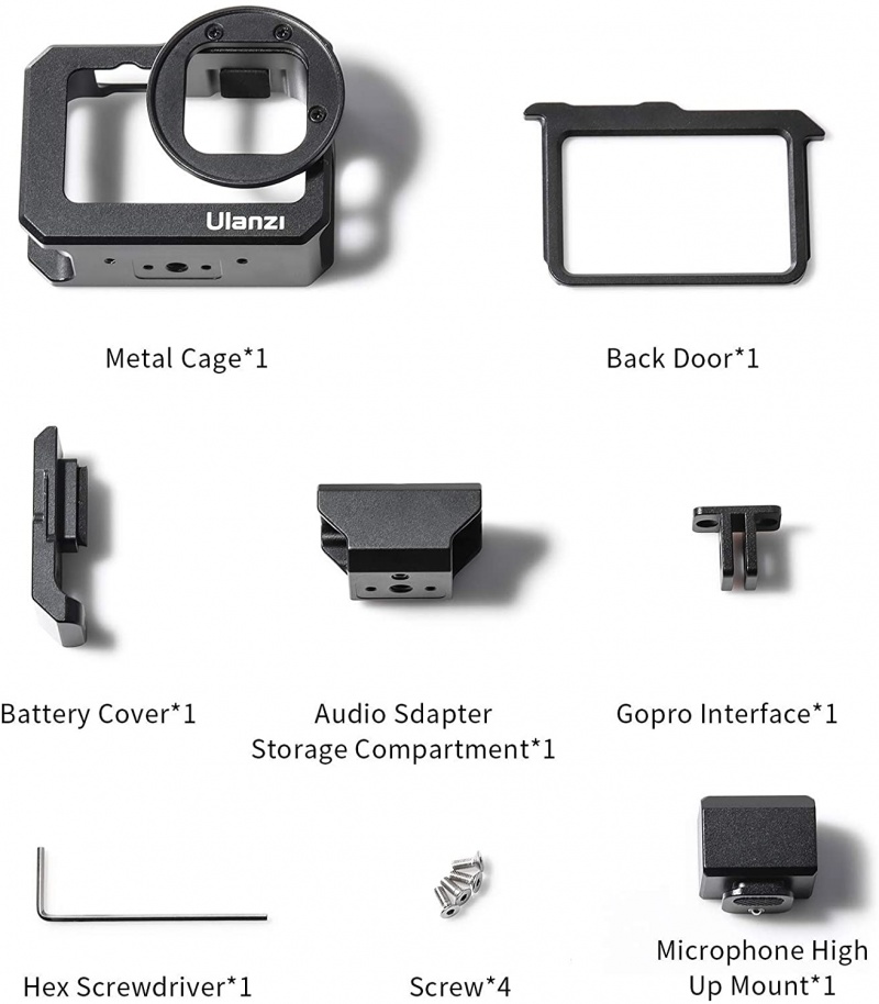 Ulanzi G9-5 Metal Vlog Cage For Gopro Hero9