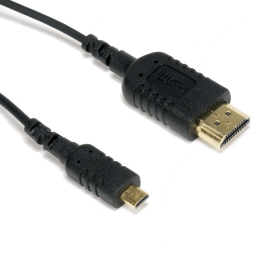 Reflex Ultra Thin & Flexible Micro HDMI Cable, 3Ft - Micro HDMI to HDMI