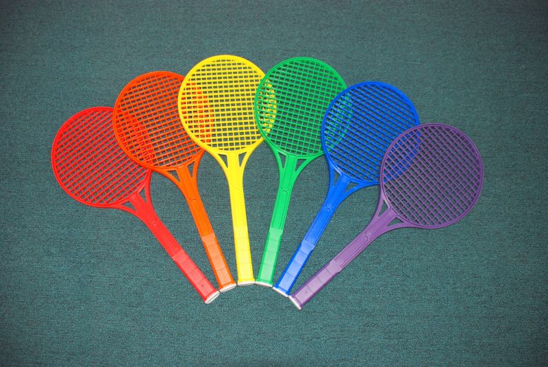 Rainbow Tennis Rackets
