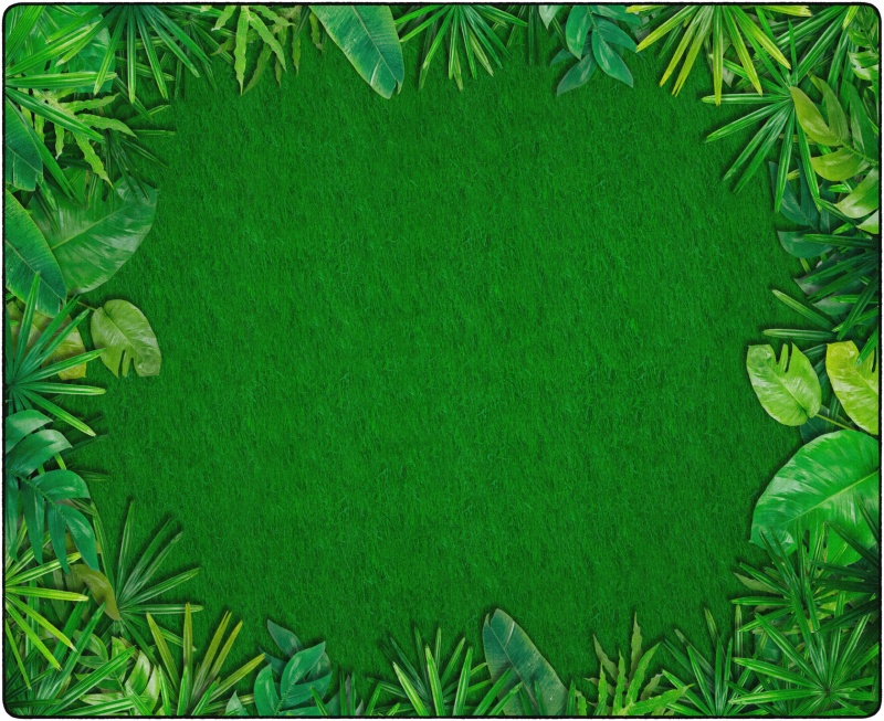 Rainforest Leafy Border 10'6 X 13'2