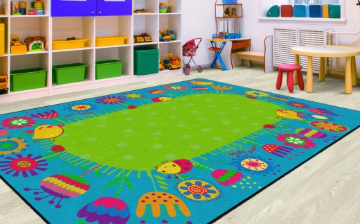Good Morning Garden 7'6 X 12' Nursery Carpet