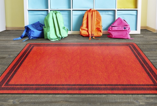 Double Border 6' X 8'4 Nursery Carpet