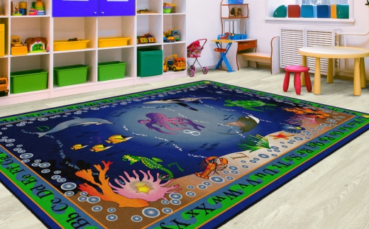 Into The Deep 7'6 x 12' Nursery Carpet