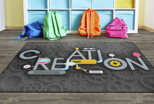 Creation Gears 6X8'4 Classroom Rug